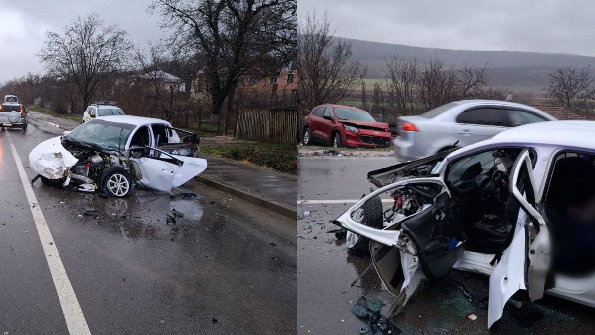 Accident la Strășeni. O femeie a murit, iar alte trei persoane, inclusiv un copil de 6 ani, au fost rănite