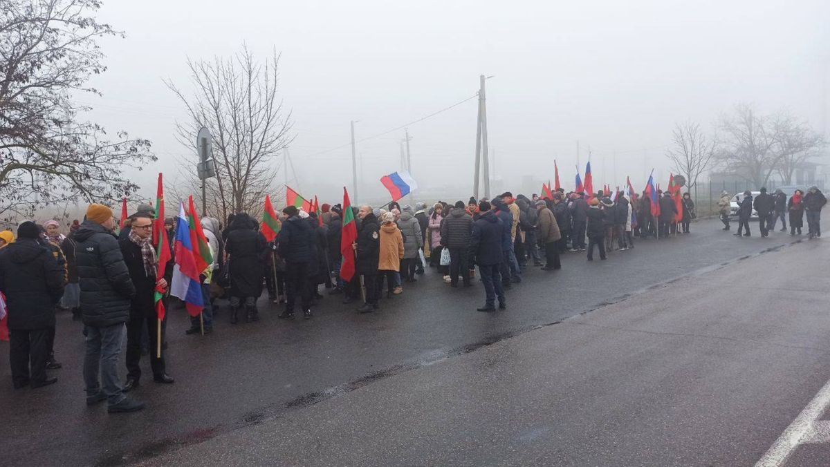 Proteste în regiunea transnistreană. Oamenii acuză Chișinăul de „genocid”
