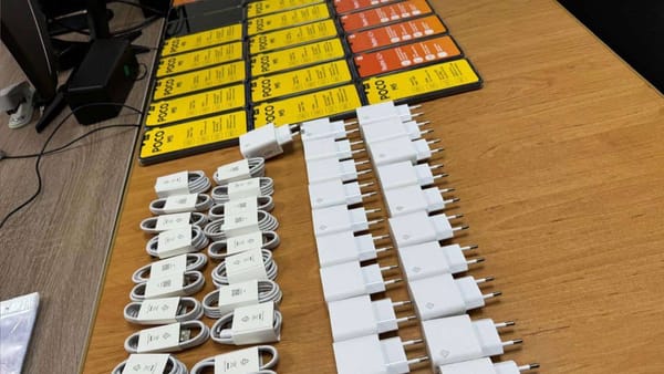 Mai multe telefoane și încărcătoare, depistate într-un microbuz ce venea din Rusia. Ce riscă șoferul