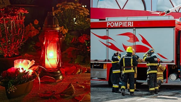 Nu aprindeți gunoiul din cimitire și evitați aglomerația din biserici. Recomandările pompierilor de Paștele Blajinilor